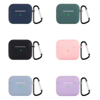 With Buckle Earpods Accessories Bluetooth Earphone Silicone Protective Cover Shockproof Case 3rd Generation For Apple AirPods 3
