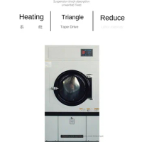 25kg industrial drying and washing machine, hotel bed sheets, duvet covers, towels, bath towels, fully automatic