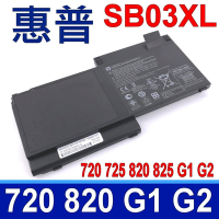HP 惠普 SB03XL SB03 電池 EliteBook 720G1 720G2 725G1 725G2 820G1 820G2 825G1 825G2 HSTNN-LB4T HSTNN-IB4T