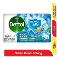 Dettol Sabun Batang Anti Bakterial Cool 100 gram