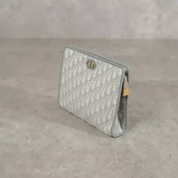 Tas CHRISTIAN DIOR MONTAIGNE 30 DEA OBLIQUE GREY TRIANGLE CLUTCH 100% ORIGINAL 25X5X19CM