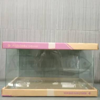 AQUARIUM BENDING LEPET 60CM UK. 60X30X35 CM AKUARIUM KACA SISI LENGKUNG