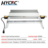 HYCNC Manual Bending Machine For Acrylic 30cm Acrylic Sheet Abs Plastic Bending Machine With Angle Positioning Bracket