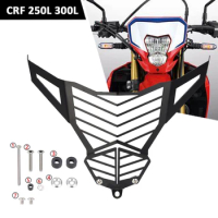 Motorcycle CRF 250L 300L Accessories Headlight Grill Guard Protection Cover Protector For CRF250L CRF300L 2021 2022 2023 Parts