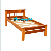 Dipan Ranjang Kayu Jati Minimalis Kuat & Tahan Lama – Single Bed Frame