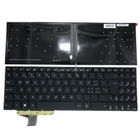 Hungary Swiss Greek Backlit Keyboard For ASUS X580 N580 Vivobook Pro X580VD N580GD NX580VD Laptop Keyboards 5605GR00 5605SF00