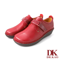 【DK 高博士】簡約復古空氣女款皮鞋 87-1124-00 紅色