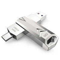 DM PD098 USB3.0 Flash Drive to Type-C OTG Metal Pen Drive Key USB C Flash Disk High Speed pendrives 128G Memory Usb Stick