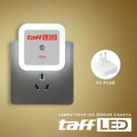 TaffLED Lampu Tidur LED Sensor Cahaya Plastik