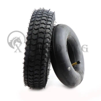 260x85 Tire and Inner Tube 3.00-4(10"x3", 260*85) For Knobby Scooter ATV Go Kart electric kid gas scooter wheel Chair