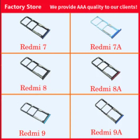 New For Xiaomi Redmi 7 7A For Redmi 8 8A SIM Card Tray Slot Holder For Xiaomi Redmi 9 redmi 9A