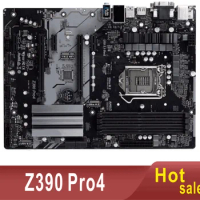 Z390 Pro4 Motherboard 128GB M.2 LGA 1151 DDR4 ATX Z390 Mainboard 100% Tested Fully Work
