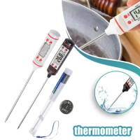 Kitchen Oil Thermometer Needle Food Meat Milk Instant Reading Meat Digital Thermometer Tester with Probe, Kitchen Accessories