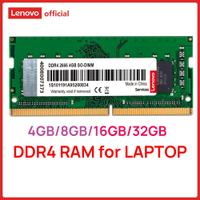 Lenovo DDR4 2400เมกะเฮิร์ตซ์2666เมกะเฮิร์ตซ์3200เมกะเฮิร์ตซ์4กิกะไบต์8กิกะไบต์16กิกะไบต์32กิกะไบต์แล็ปท็อป RAM 260pin SO-DIMM หน่วยความจำสำหรับ LEGION I Deap AD โน๊ตบุ๊ค Ultrabook