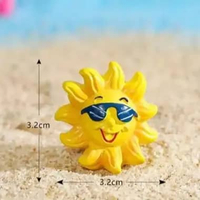 Hiasan Bintang Laut Kuda Nil Mini Resin Dekorasi Miniatur Imitasi Starfish Aquarium Ikan Kapal Keong