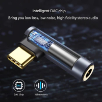 Type C 3.5mm Headphone Jack Adapter Usb C To 3.5 MM Aux Audio Convertor with DAC Chip for Samsung Galaxy S21 S20 Oneplus 8t Nord