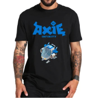 Axie Infinity Ronin Wallet Classic T-Shirt NFT Blockchain AXS Crypto Tokens Summer Tee Shirt For Trading Investors EU Size