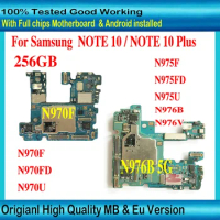 256GB High Quality For Samsung Galaxy NOTE 10 N970F N970FD N970U 10 Plus N975F N975FD NOTE10 5G N986B N986V Motherboard