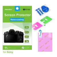 Deerekin HD Nano-coating Screen Protector for Sony Alpha a6600 a6100 Mirrorless Digital Camera