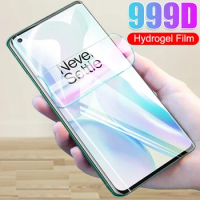 Hydrogel Film For OnePlus 7T 6T 5T 8T 10T 10 Pro Full Cover Soft Film Screen Protector For OnePlus 7 8 9 9R 10R 11 11R Nord