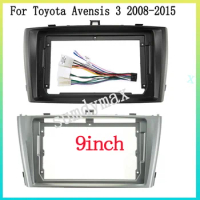 2DIN Car DVD Android GPS Frame Fascia Decoder For Toyota avensis T270 2009-2016 Android Radio Dash Fitting Panel Kit