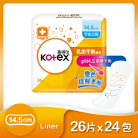 靠得住 Kotex 私密平衡護墊14.5cm 26片X24包/箱