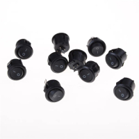 10pcs 16mm Boat Switch Rocker Switch 2 Pin On-Off Switch Rocker