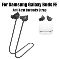 Anti-Lost Strap For Samsung Galaxy Buds FE Earbuds Strap Earphones Holder Rope Cable Headset Silicone Neck String Lanyard