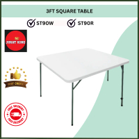 [READY STOCK]3x3 Folding table meja lipat plastic table study table square table outdoor table Buata