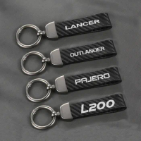 Car Keychain Keyring Auto Accessories For Mitsubishi Outlander Lancer 10 EX ASX Pajero L200 Colt Eclipse Ralliart Triton Delica