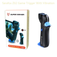 Sarafox Z02 Game Trigger Shadow Stinger 2 FPS Trigger Wireless Joystick Mobile Gamepad Controller for Android&amp;Ios
