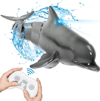 Remote Control Shark Pool Toys 2.4G RC Dolphin Toy Water Toys for Kids Age 8-12 Swimming Bath Lake G