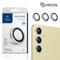 iMos Samsung Galaxy S24+ 藍寶石金屬框鏡頭保護貼 - 三顆(鋁合金)