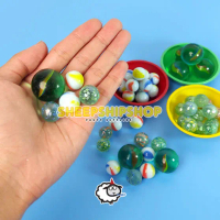 ( 1kg ) Kelereng Bening Putih Cantik diameter 16mm isi 195pcs dan 25mm isi 45pcs mainan anak jadul g