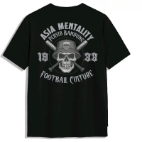 Kaos Casual Football Bandung Football Culture Asia Mentality Unisex Pria Wanita Dewasa Distro Kaos S