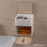 衛生間紙巾盒浴室免打孔紙巾架多功能廁所衛生紙盒防水吸盤廁紙架