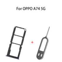 SIM Card Tray + SIM Card Tray Socket Reader Holder Slot For OPPO A74 5G CPH2197 CPH2263
