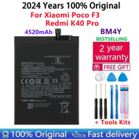 2024 Years Original High Quality BM4Y Battery For Xiaomi Poco F3 Redmi K40 Pro K40Pro Mobile Phone Battery Bateria Fast Shipping