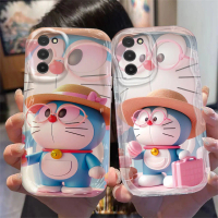 Sarung Telefon, Untuk Samsung A02S, Samsung A03S, A025F, A037F, Tepi Melengkung Berombak, Kecerunan,