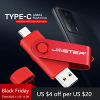 TYPE-C USB flash drive 128GB red mobile phone memory stick Pen Drive 100% actual capacity Pendrive 32GB mini photography gift
