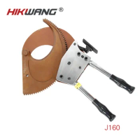 4 core cable cutter J160 heavy duty hand copper and aluminum armoured ratchet type cable cutter manual cable cutter shear