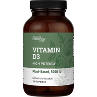Vegan Vitamin D3 5000 IU - Pure for Immune Health & Strong Bones - Vitamin D 5000 IU - 120 Capsules
