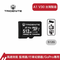 TRIDENITE MicroSDXC 512GB A1 V30攝影高速記憶卡 支援Switch/GoPro/攝影/平板