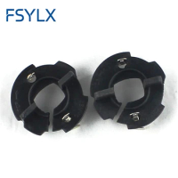 FSYLX 2X H7 HID Light bulb socket Xenon Lamp Holder retainer For Volkswagen Golf 5 Touran Lavida Caddy xenon headlight adapter