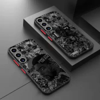 Black Panther Deadpool Venom Matte Case For Samsung Galaxy S24 S23 S22 S21 S20 FE Ultra S10 Plus Note 10Plus 20Ultra