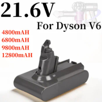 21.6V rechargeable lithium-ion battery, suitable for Dyson V6 vacuum cleaner Dc58 Dc59 Dc61 Dc62 Dc74 Sv07 Sv03 Sv09