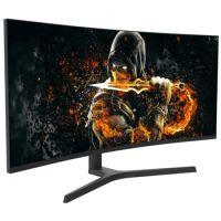 4K IPS HD computer monitor gaming monitor 34inch LCD Curved screen