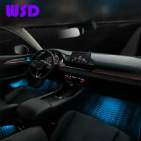Car Ambient Light Suitable for Mazda 6 Interior Ambient Light, Interior Light Trim Panel Modification Original Button Control