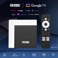 mecool 米酷 4K HDR多媒體 Google電視盒 KM7Plus(Google TV/Netflix/Disney+)