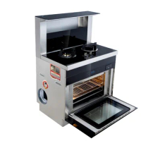 2 burners free standing integrated kitchen gas range stove cooker with oven grill